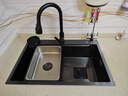 萬(wàn)和5.0加厚304不銹鋼雙槽改單槽廚房水槽大單槽洗菜盆一體盆洗菜池 防刮小米粒槽+【304三檔抽拉龍頭】 5MM加厚面板72X48【加寬內徑尺寸】 曬單實(shí)拍圖
