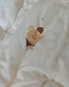 童泰（TONGTAI）嬰兒連體衣秋冬季純棉夾棉寶寶衣服新生兒哈衣薄棉爬服暖白80cm 曬單實(shí)拍圖