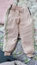 東北零下40度防寒沖鋒棉褲兒童外穿哈爾濱保暖男童女童中大童加絨 粉紅色 3446069 130 曬單實(shí)拍圖