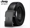 JEEP SPIRIT吉普皮帶男自動(dòng)扣頭層牛皮腰帶商務(wù)休閑褲帶送老公爸爸男友禮物 曬單實(shí)拍圖