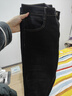 真維斯（Jeanswest）牛仔褲男潮牌新款男褲高街休閑褲子男士春秋季百搭垂感直筒長(cháng)褲男 黑色 純色 32(2尺5) 曬單實(shí)拍圖