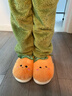 細細條（XIXITIAO）兒童棉拖鞋冬季男童女童保暖防滑可愛(ài)番茄親子毛絨棉鞋ins 西紅柿橘紅色 30-31（內長(cháng)約19.5cm） 曬單實(shí)拍圖