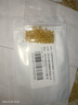 歐斯若 100顆 鍍金珠子隔珠 小金珠KC金銀色光面圓珠diy手工串珠配件 曬單實(shí)拍圖