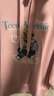 Teenie Weenie小熊女裝秋季長(cháng)款連帽套頭衛衣簡(jiǎn)約休閑通勤時(shí)髦上衣 粉色 S (160) 曬單實(shí)拍圖