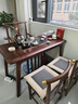 茶木人生品悅現代實(shí)木茶桌椅辦公室陽(yáng)臺泡茶臺新中式小戶(hù)型茶桌1.2米套裝 曬單實(shí)拍圖