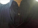 皮爾卡丹（pierre cardin）針織衫男士加絨加厚冬季新款襯.衫領(lǐng)韓版男裝假兩件保暖毛衣男潮 932黑色 加絨 L 170 曬單實(shí)拍圖