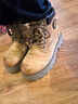帕拉?。≒ALLADIUM）鞋子秋冬新款男女同款真皮大黃靴復古保暖工裝靴時(shí)尚厚底馬丁靴男 焦糖棕 42 男碼（等于運動(dòng)鞋碼43） 曬單實(shí)拍圖