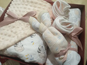 雅贊（YAZAN）新生兒禮盒純棉豆豆毯棉軟席禮盒禮箱寶寶滿(mǎn)月周歲送禮 【沖量禮盒7】豆豆毯+枕巾+嬰兒軟席 曬單實(shí)拍圖