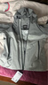 波司登（BOSIDENG）谷愛(ài)凌同款沖鋒衣鵝絨羽絨服短款男女同款90絨三合一登山外套 積巖灰 板巖灰898A 175/96A 曬單實(shí)拍圖