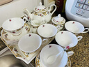 品來(lái)運 歐式茶具套裝陶瓷下午茶咖啡具家用骨瓷咖啡杯套裝英式紅茶杯 E-富士山茶咖豪華版 曬單實(shí)拍圖