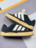 adidas「鯊魚(yú)面包鞋」ADIMATIC經(jīng)典運動(dòng)板鞋男女阿迪達斯三葉草   黑色/白色   45 曬單實(shí)拍圖