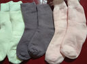 浪莎襪子女秋冬款加絨加厚保暖中筒居家女士毛圈襪睡眠地板舒適月子襪 曬單實(shí)拍圖