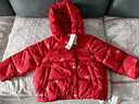 巴拉巴拉童裝兒童羽絨服女童2025新款春裝紅色拜年服甜美外套大童新年衣服 曬單實(shí)拍圖