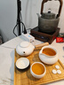 南山先生 得閑側把壺茶盤(pán)套裝家用防燙陶瓷茶壺功夫茶具泡茶器輕奢送禮 曬單實(shí)拍圖
