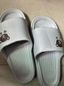 稻草人拖鞋男女居家用秋冬洗澡厚底浴室內外穿情侶防滑靜音涼拖 灰42-43 曬單實(shí)拍圖