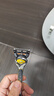 吉列（Gillette）剃須刀鋒隱致順5鋒速3刀片刀頭旋轉式手動(dòng)刮胡刀架剃須泡沫送男友 實(shí)惠裝  鋒隱5刀片（簡(jiǎn)裝4刀頭） 曬單實(shí)拍圖