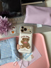 素洛適用蘋(píng)果17promax手機殼秋冬棕色立體刺繡小熊iPhone16pro日韓可愛(ài)超好看女15創(chuàng  )意時(shí)尚輕奢14防摔 波點(diǎn)刺繡小熊 iPhone 17 Pro Max 曬單實(shí)拍圖