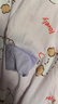 久歲伴miiiiichan聯(lián)名兒童保暖內衣女童卡通超薄款打底棉毛衫小童睡衣褲 曬單實(shí)拍圖