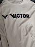 VICTOR威克多勝利羽毛球服男款訓練服快干透氣T恤T-40050 漂白 XO 曬單實(shí)拍圖