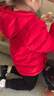 史努比（SNOOPY）童裝兒童輕薄羽絨服男女童羽絨外套親子裝秋冬 中國紅   130    曬單實(shí)拍圖