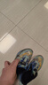 回力童鞋兒童運動(dòng)鞋男童籃球鞋旋轉扣男孩跑步鞋WZB238V 青藍    34 曬單實(shí)拍圖