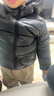 嘟嘟家兒童羽絨服抗寒過(guò)年冬裝男童外套保暖冬季女童新年衣服 黑色 110 曬單實(shí)拍圖