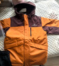 361°能暖科技兒童羽絨服2025冬男女中大童三防保暖外套 橙130 曬單實(shí)拍圖
