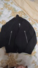 卡賓【皺格提花化纖】茄克男提花面料重金屬拉鏈日常休閑秋季長(cháng)袖外套 曬單實(shí)拍圖
