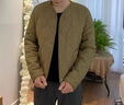新款男士棉服冬季內膽加絨短款加厚棉衣學(xué)生無(wú)領(lǐng)棉襖內穿保暖外套 卡其色 2XL 建議140-160斤 曬單實(shí)拍圖