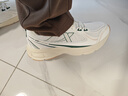 特步（XTEP）絕塵6.0跑步鞋男女情侶同款潮流百搭透氣舒適防滑耐磨運動(dòng)休閑鞋 帆白/絲絨松木色-男 42 曬單實(shí)拍圖