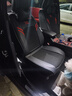 歐瑪奴（OUMANU）汽車(chē)座套四季通用皮革全包圍汽車(chē)坐墊夏季冰絲座墊車(chē)墊座椅套 豪華版黑紅線(xiàn) 曬單實(shí)拍圖