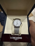 浪琴（LONGINES）瑞士手表 時(shí)尚系列 男士鋼帶機械表 對表 L49224126新年禮物 白色啞光40.0mm 曬單實(shí)拍圖