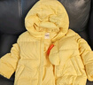 巴拉巴拉童裝寶寶羽絨服三防男童冬裝女童連帽外套萌2025新款保暖萌趣上衣 黃色鴨鴨31004-白鴨絨 100 充絨量58g 曬單實(shí)拍圖
