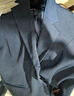 羅蒙（ROMON）藏青色西裝套裝女工作服深藍色職業(yè)女裝西服外套女士正裝女套裝 單/件-藏青西裝 3XL 建議130-139斤 曬單實(shí)拍圖