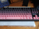 邁從（MCHOSE）G87 V2/K87S旋鈕無(wú)線(xiàn)機械鍵盤(pán)電競游戲客制化有線(xiàn)/藍牙三模gasket結構全鍵熱插拔筆記本電腦辦公 K87S 黑莓粉漸變側刻 快金軸 曬單實(shí)拍圖