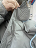 鴨鴨（YAYA）鞠婧祎同款羽絨服女短款2025秋冬新款韓版時(shí)尚加厚保暖顯瘦外套XH 灰色 S （155） 曬單實(shí)拍圖