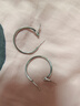 2025新款爆款圈圈耳環(huán)女輕奢高級感素圈耳扣耳飾品夸張大耳圈耳釘 3cm線(xiàn)圈耳環(huán) 曬單實(shí)拍圖