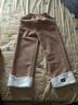 女童加絨褲子冬季過(guò)冬新款洋氣兒童冬裝女孩加厚時(shí)髦休閑闊腿長(cháng)褲 咖色加絨款【羊駝絨】 150 （建議身高140cm左右） 曬單實(shí)拍圖