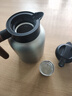富光保溫水壺家用保溫壺保溫瓶大容量帶茶隔熱水壺316L不銹鋼暖壺 1.6L冷月灰【鋼本色】 曬單實(shí)拍圖