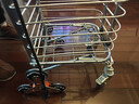 購物車(chē)買(mǎi)菜車(chē)小拉車(chē)手拉車(chē)爬樓折疊便攜家用推車(chē)拉桿老人上樓梯 雙把手8輪（紫色）帶剎車(chē) 曬單實(shí)拍圖