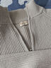 馬登工裝美式半拉鏈立領(lǐng)毛衣男秋季半高領(lǐng)豎線(xiàn)肌理百搭彈力男士針織衫 煙灰色 【寬松偏大/高領(lǐng)毛衣男/毛線(xiàn)衣/2026新款】 S 曬單實(shí)拍圖