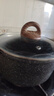 樂(lè )扣樂(lè )扣（LOCK&LOCK） 麥飯石雙耳湯鍋不粘鍋深湯熬燉鍋奶鍋輔食鍋牛奶鍋家用燃氣電磁爐通用 20cm 曬單實(shí)拍圖