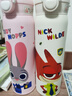迪士尼（Disney）朱迪雙飲保溫杯瘋狂動(dòng)物城316不銹鋼帶吸管上學(xué)女孩新年禮物500ml 曬單實(shí)拍圖