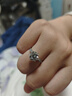 芮愛(ài)VRAI 【現貨】梵高星月圓鉆婚戒  明星同款鉆石結婚求婚戒指 【現貨】2克拉 鉑金 女士14號 曬單實(shí)拍圖