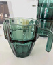 樂(lè )唯詩(shī)仙人掌玻璃杯套裝家用高顏值水杯創(chuàng  )意喝水仙女杯子ins風(fēng)可疊茶杯 仙人掌疊疊水杯【墨綠款】六件套 曬單實(shí)拍圖