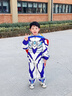 ULTRAMAN奧特曼衣服男童加絨加厚發(fā)光冬裝兒童賽羅男孩冬季套裝蜘蛛俠童裝 披風(fēng)款【無(wú)限賽羅】（發(fā)光）（加絨加厚） 披風(fēng)+套裝 130 【建議身高120-130cm】 曬單實(shí)拍圖
