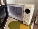 美的（Midea）復古奶油風(fēng)高顏值微波爐 小型家用迷你20L五檔速熱均勻加熱易清潔轉盤(pán)式M2F M2F復古奶油風(fēng)微波爐 20L 曬單實(shí)拍圖