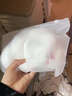 米囹嬰兒干發(fā)帽小月齡寶寶浴帽純棉a類(lèi)男女兒童包頭巾羊角速干洗頭巾 白色【舒適不勒 推薦1-6歲】 曬單實(shí)拍圖