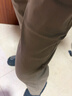 特步童裝兒童冬季針織加絨束口褲校園百搭保暖防寒長(cháng)褲 丹青黑 150 曬單實(shí)拍圖
