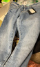 ABLE JEANS【煙管褲】小個(gè)子顯瘦女士新款百搭時(shí)尚休閑九分直筒牛仔褲女 水洗古靛藍 29 （170/76A） 曬單實(shí)拍圖
